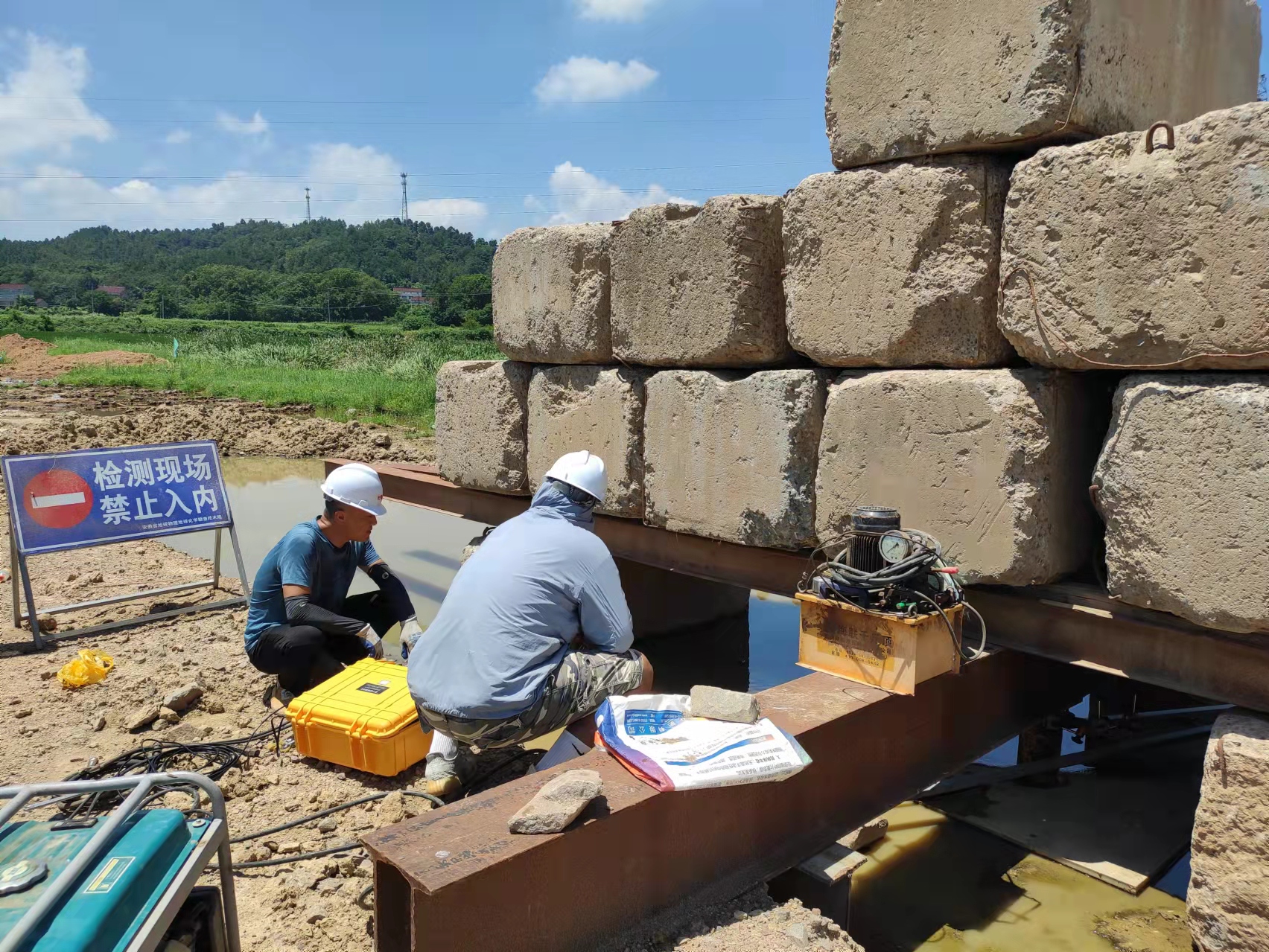 S249羅湖大橋接線復(fù)合地基靜載試驗